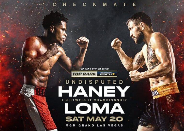 Devin Haney contre.  Vassili Lomachenko confirmé