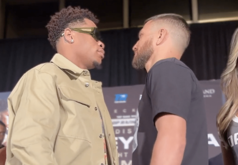 Haney Vs.  Presseur d&rsquo;avant-combat Lomachenko