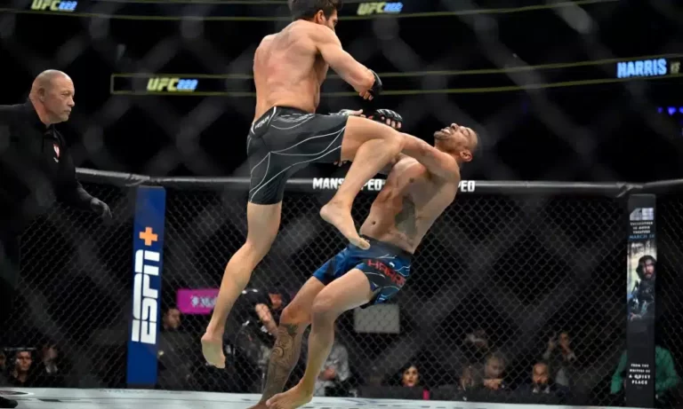 Jake Gyllenhaal filme une scène de combat à l&rsquo;UFC 285