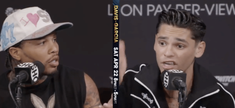 Gervonta Davis contre.  Conférence de presse Ryan Garcia