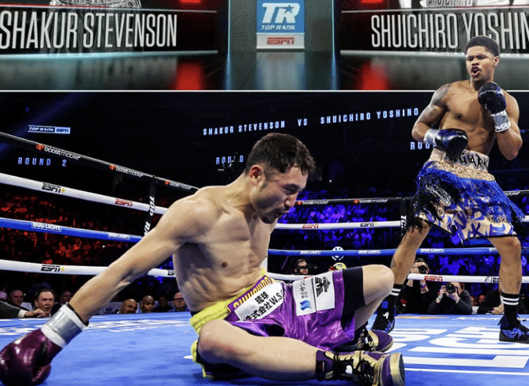 Stevenson arrête Yoshino en six rounds
