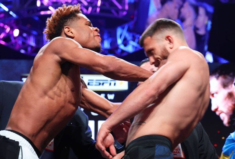 Devin Haney contre.  Carte en direct de Vasyl Lomachenko