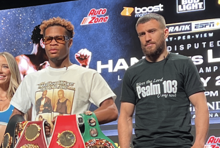 Haney Vs.  Conférence de presse finale de Lomachenko
