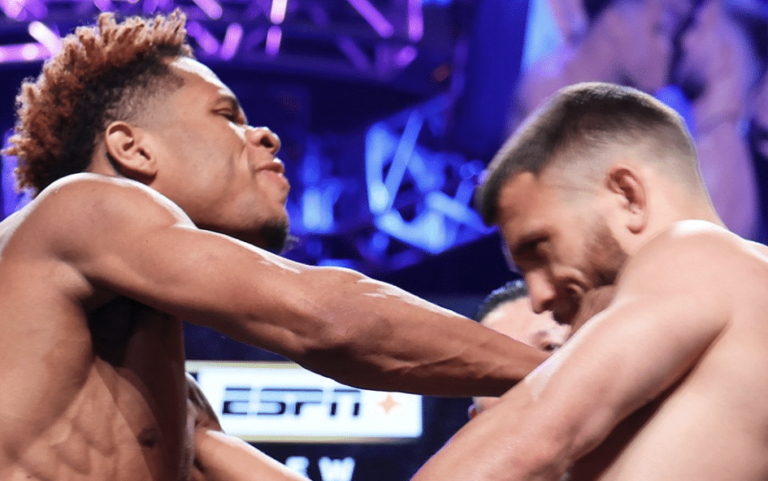 Résultats de la pesée de Haney et Lomachenko