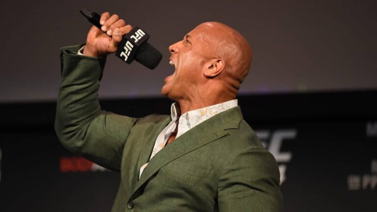 &lsquo;The Rock&rsquo; offre son soutien à Themba Gorimbo de l&rsquo;UFC