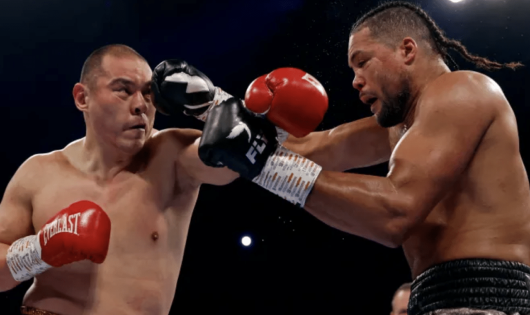 Zhilei Zhang jure de mettre fin à la carrière de Joe Joyce