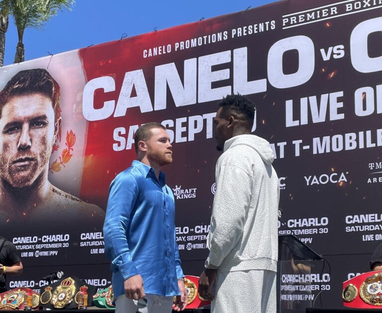 Conférence de presse de Canelo et Charlo à Los Angeles