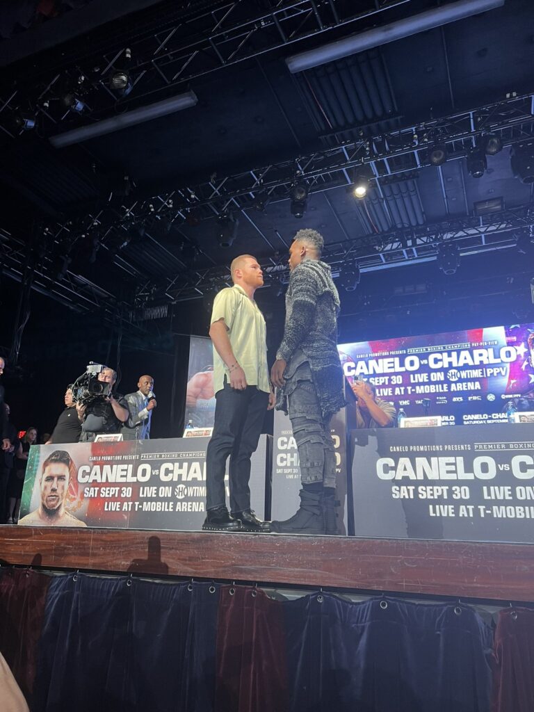 Conférence de presse de lancement de Canelo et Charlo à New York