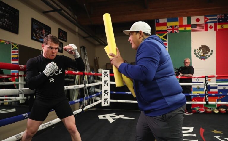 Fuite de la séance d&rsquo;entraînement de Canelo |  SPORTS DE COMBAT
