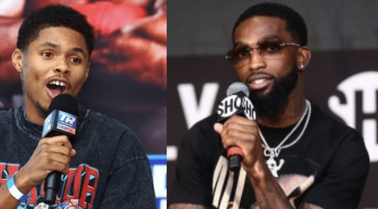 Shakur Stevenson contre.  Frank Martin annulé