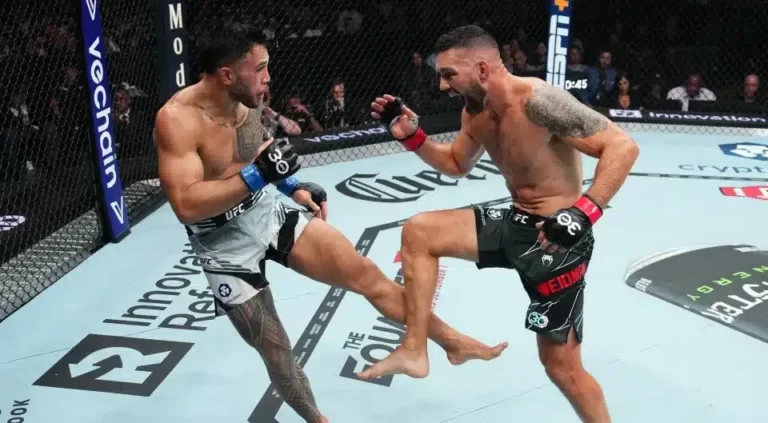 Weidman souffre d&rsquo;une fracture à la jambe