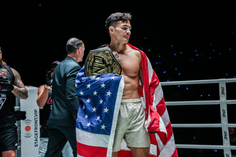 « Il s&rsquo;agit de récupérer ma ceinture de Tang Kai » – Thanh Le est satisfait de sa victoire lors de la ONE Fight Night 15