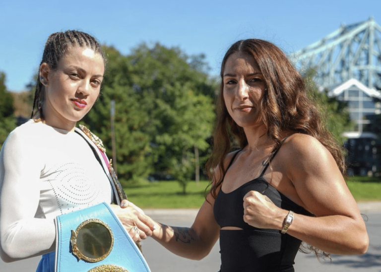 Kim Clavel contre.  Evelin Bermudez Aperçu