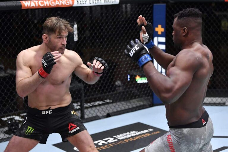 Ngannou soutient Miocic dans le match contre Jones