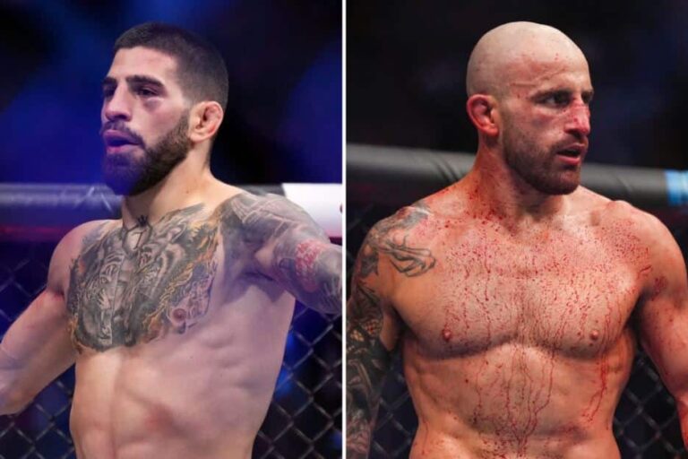 Volkanovski contre.  Topuria s&rsquo;apprête à faire la une de l&rsquo;UFC 297