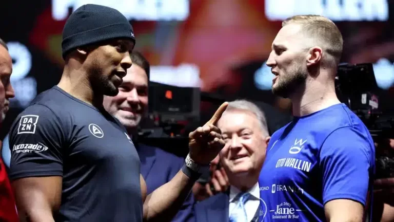 AJ contre Wallin, Wilder contre.  Parker : Carte complète