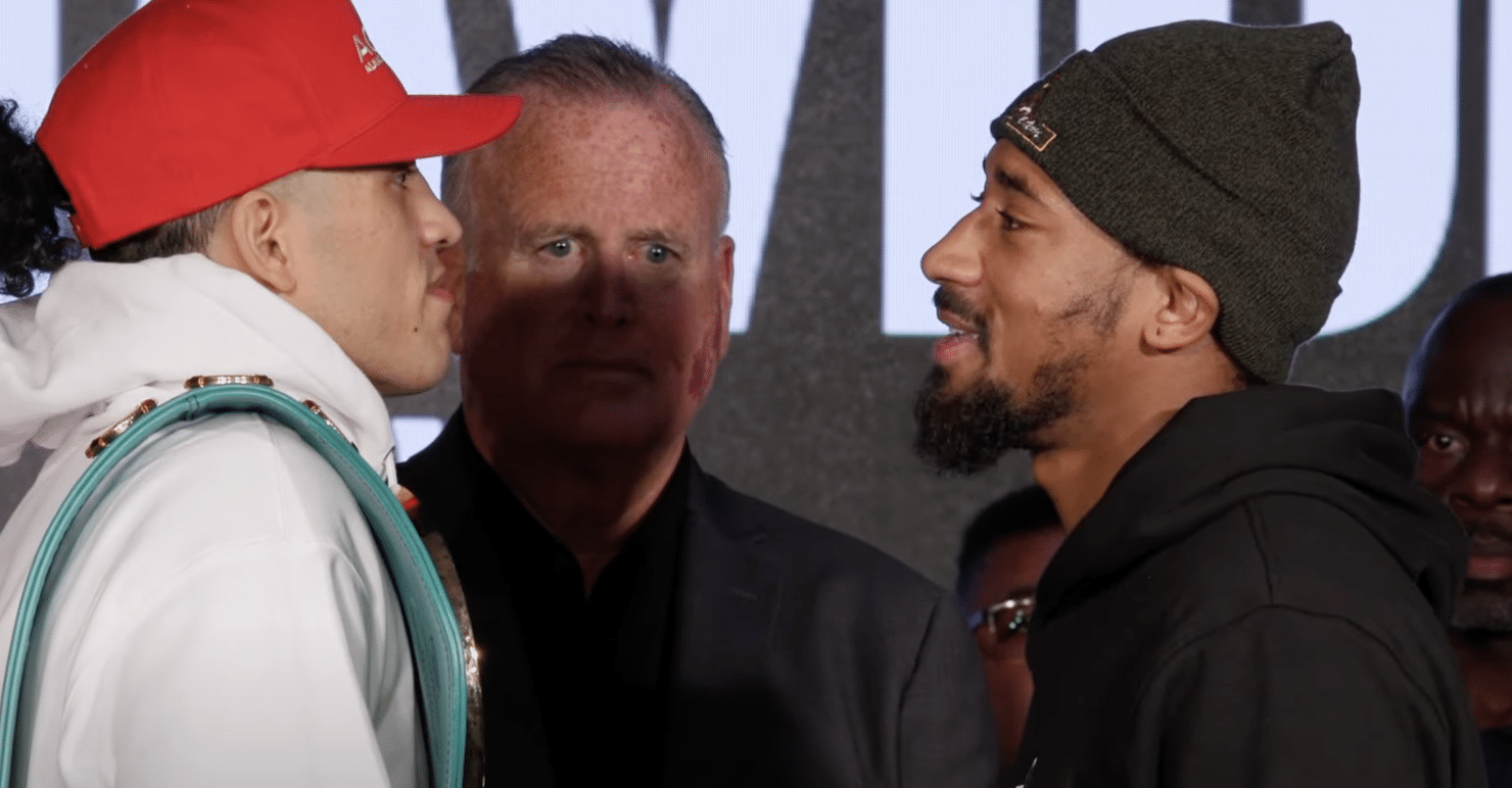 Benavidez contre.  Conférence de presse finale d'Andrade