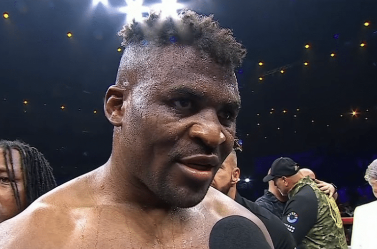 Ngannou exclut de faire appel de la perte de Fury