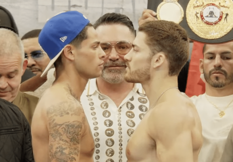 Ryan Garcia contre.  Résultats de la pesée d&rsquo;Oscar Duarte