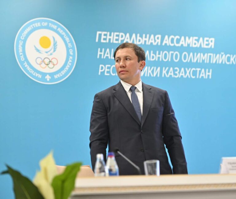 GGG est président du Comité olympique du Kazakhstan