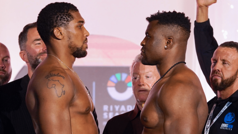 Résultats Joshua contre Ngannou : mises à jour du chaos à élimination directe en direct