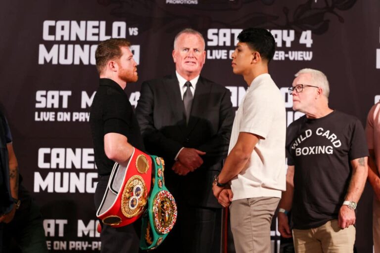 Canelo et Munguia s&rsquo;affrontent