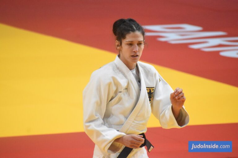 Miriam Butkereit se positionne pour la médaille de Paris