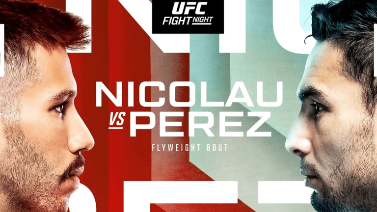 Nicolau contre Perez aujourd’hui !  En direct de l'UFC Apex, sur ESPN+ et Fight Pass