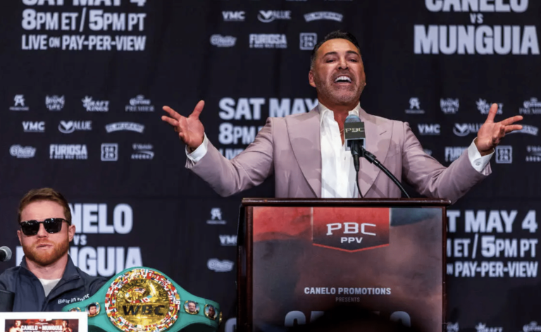 De La Hoya envoie un cessez-et-abstention à Canelo