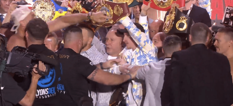 Fury et Usyk séparés lors de la pesée