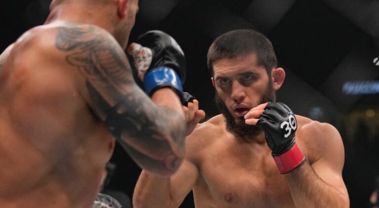 Islam Makhachev prédit comment il terminera Dustin Poirier à l'UFC 302