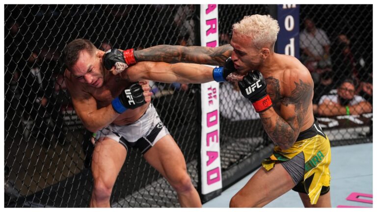 L'intérêt de Charles Oliveira à servir de remplaçant pour McGregor contre.  Chandler