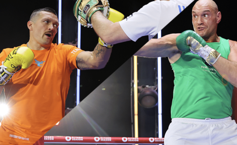 Usyk se plaint de la toile du ring ;  Est-ce des jeux d'esprit