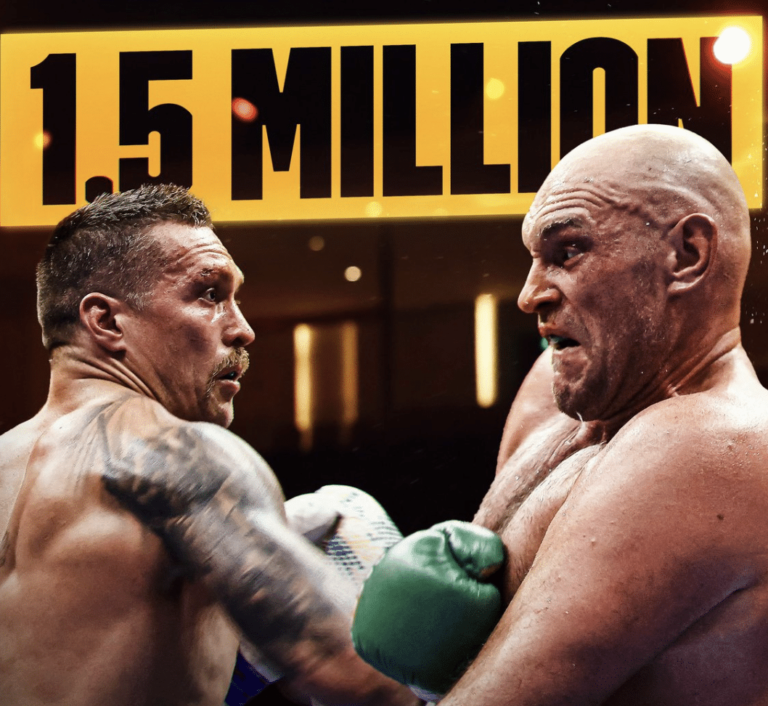 Fureur contre.  Les numéros PPV d’Usyk établissent un record