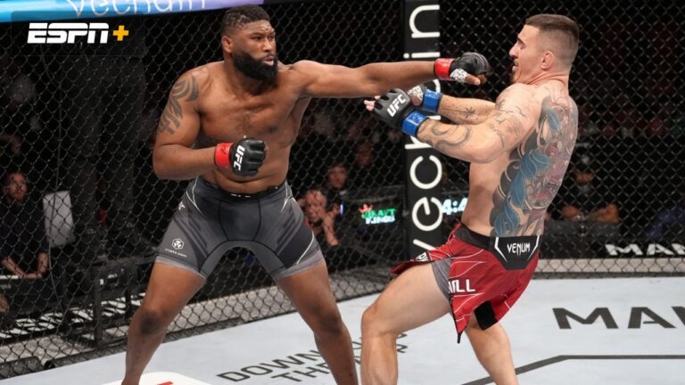 Réflexions de Curtis Blaydes sur l'image du titre des poids lourds de l'UFC – « Je considère Aspinall comme le gars avec la vraie ceinture »