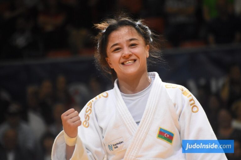 Porte-drapeau du judo : Gultaj Mammadaliyeva (AZE)