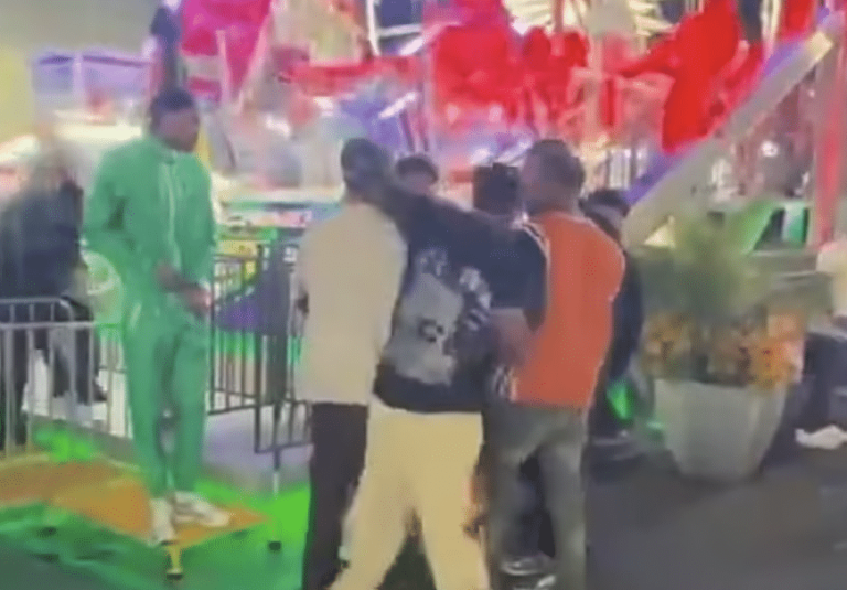Haney lance un coup de poing lors d'une altercation dans une fête foraine ; Garcia répond