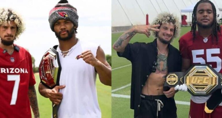 Le champion de l'UFC, Sean O'Malley, prend une pause pour passer du temps avec les Cardinals de l'Arizona