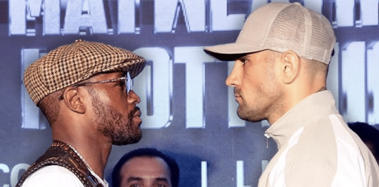 Mayweather et Gotti s'affrontent lors de leur conférence de presse