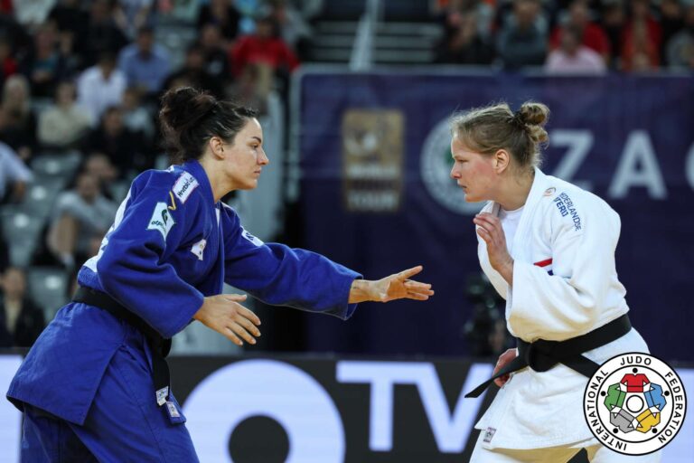 Sanne Van Dijke se prépare pour l'or -78kg
