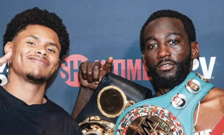 Shakur frappe les pads avec Crawford