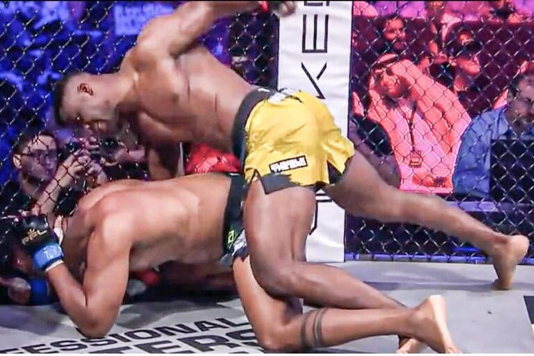 Francis Ngannou brille lors de ses débuts en PFL avec KO de Renan Ferreira
