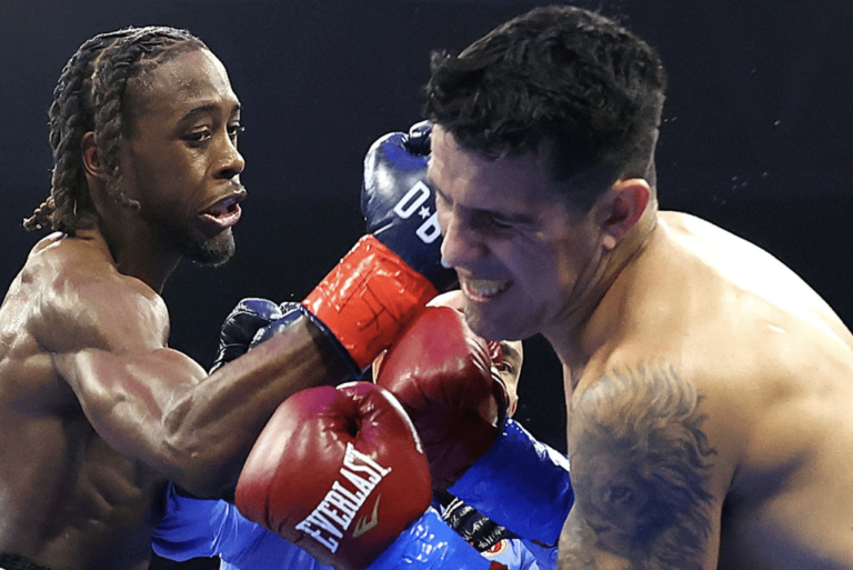Keyshawn Davis écrase Lemos trois fois lors du TKO du deuxième tour