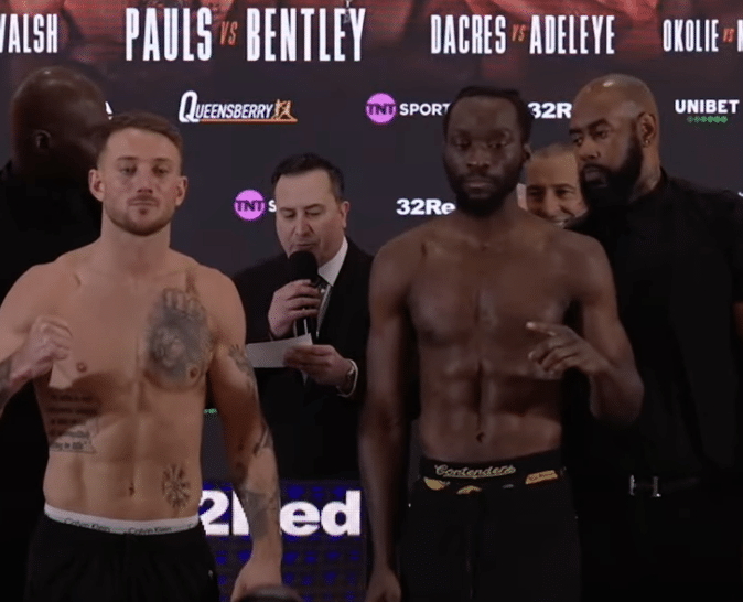 Brad Pauls contre Denzel Bentley : les deux combattants prennent du poids