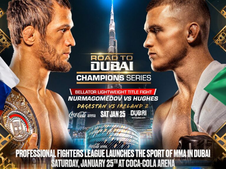 Premier aperçu de la carte complète Bellator Road To Dubai Champions Series dévoilée par PFL
