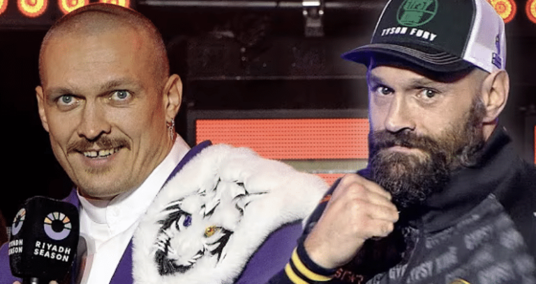 Usyk et Fury font leurs grandes arrivées avec style