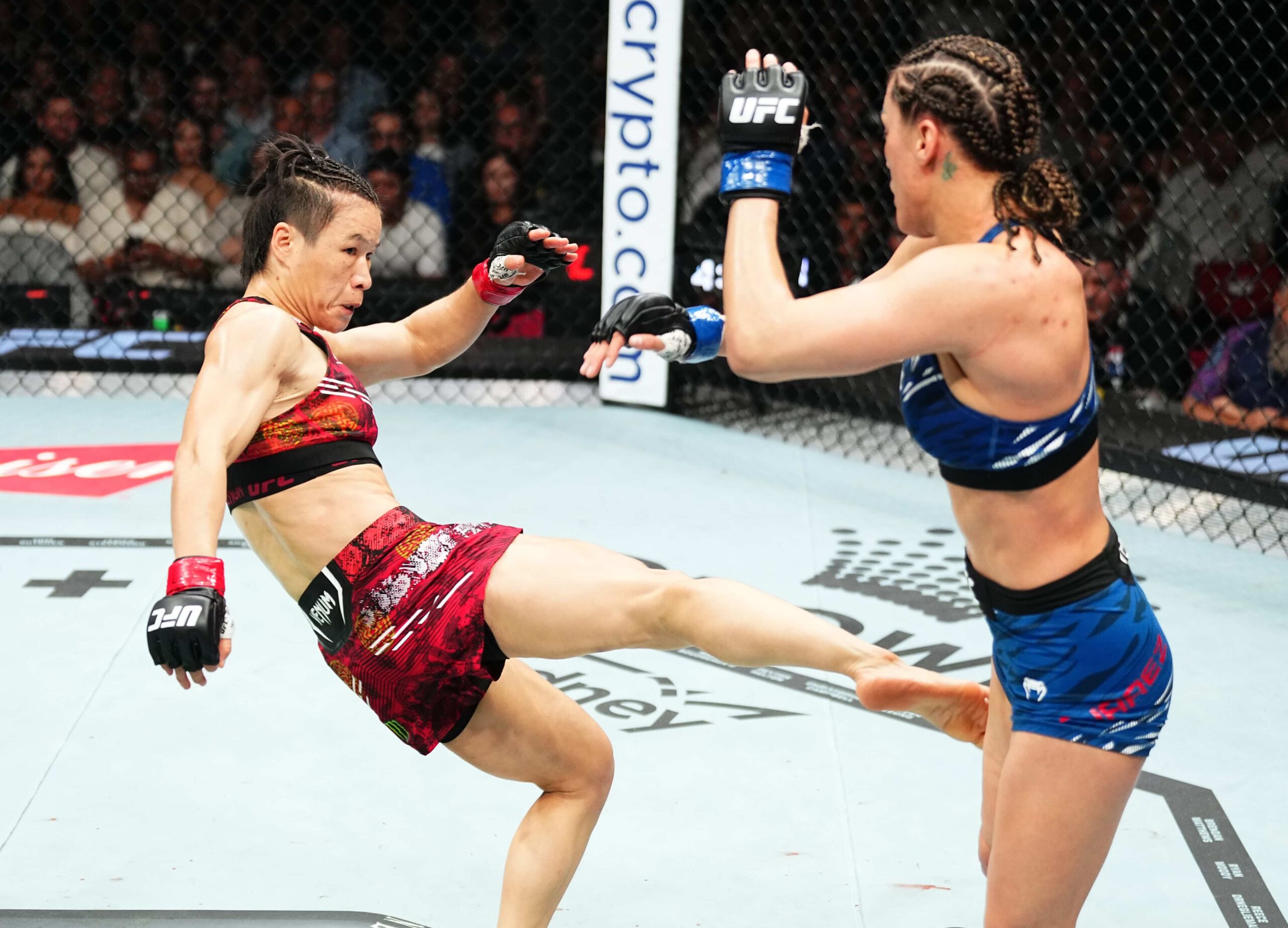 Weili Zhang appelle le combat avec Valentina Shevchenko après la victoire de l'UFC 312