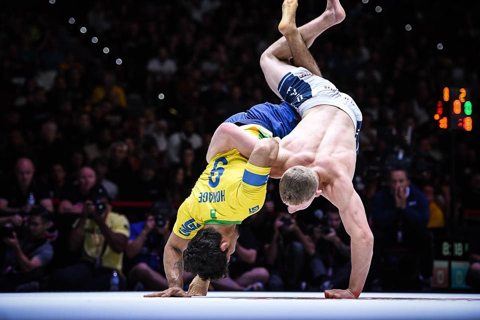 Le champion de Jiu-Jitsu, Fabricio Andrey, se prépare pour un premier championnat
