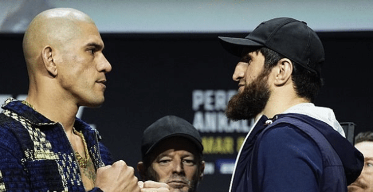 Pereira et Ankalaev se regardent au dernier presseur