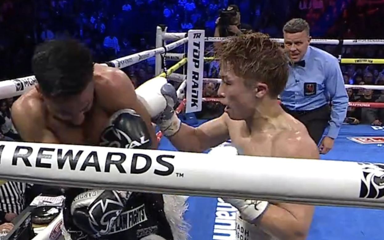 Inoue se lève de la toile pour arrêter Cardenas